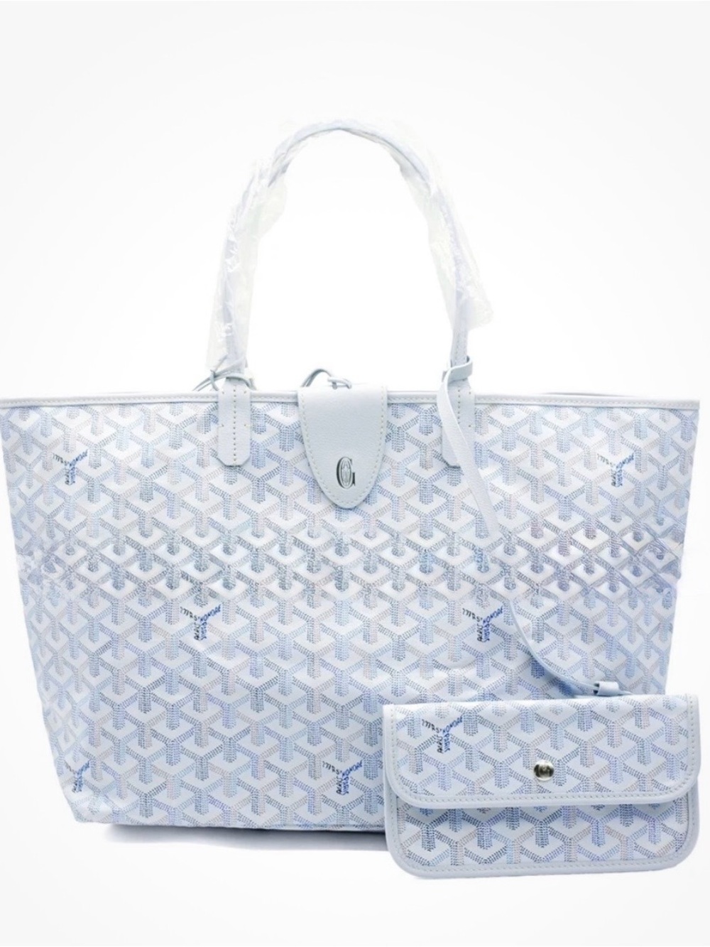 Goyard Saint Louis pm size Tote in polar Blue nwt - Picture 4 of 4
